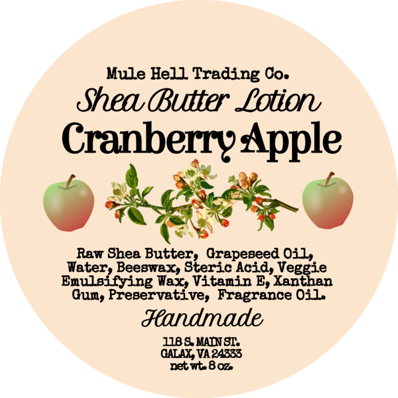 Cranberry Apple Shea Butter Lotion