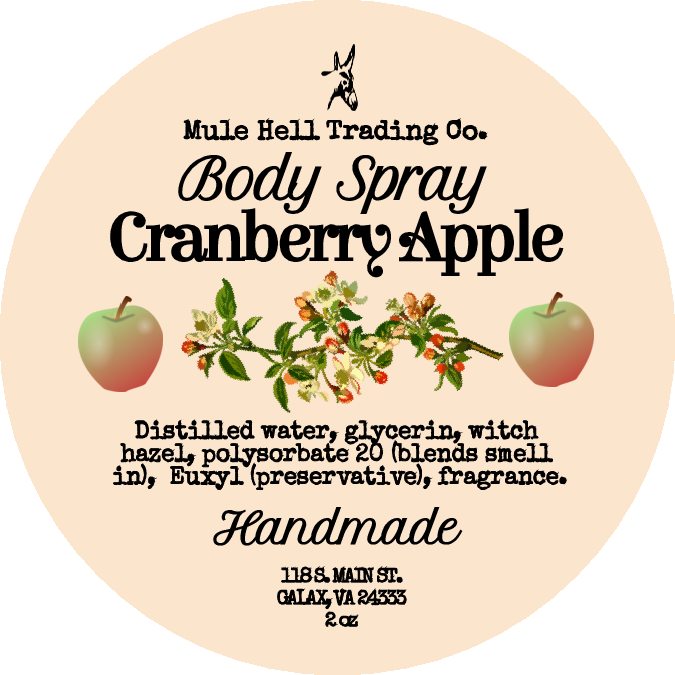 Crandberry Apple Body Spray
