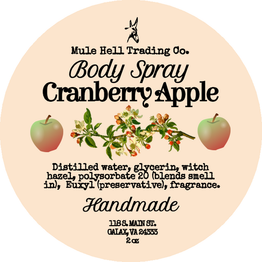 Crandberry Apple Body Spray