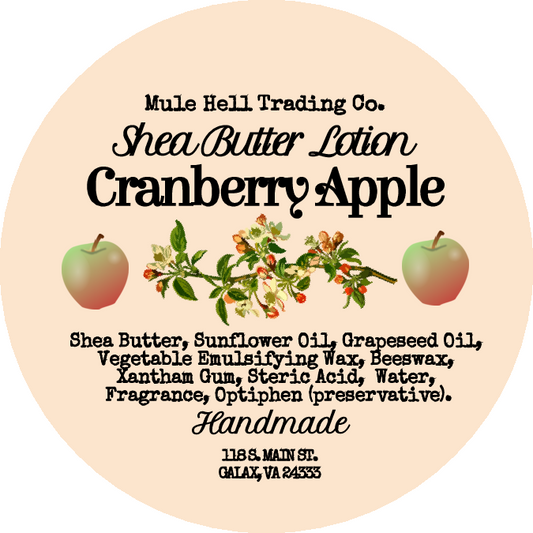 Cranberry Apple Shea Butter Lotion