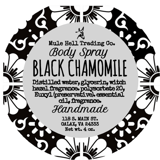 Black Chamomile Body Spray