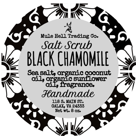 Black Chamomile Salt Scrub