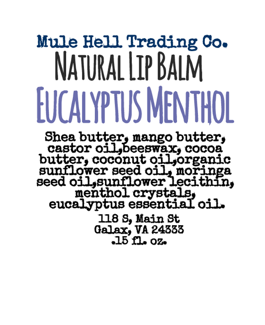 Eucalyptus Menthol Lip Balm