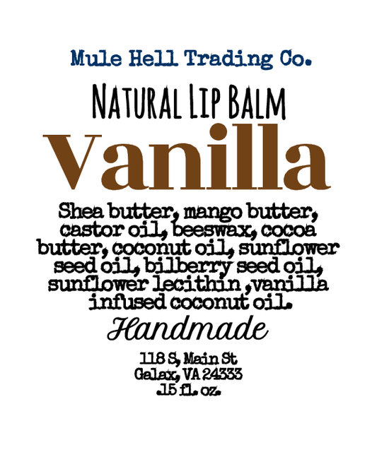 Vanilla Lip Balm