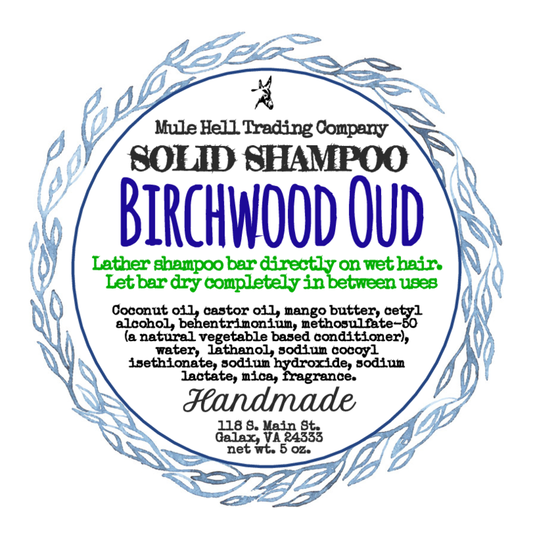 Birchwood Oud Shampoo Bar