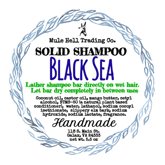 Black Sea Shampoo Bar