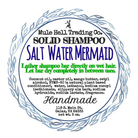 Saltwater Mermaid Shampoo Bar