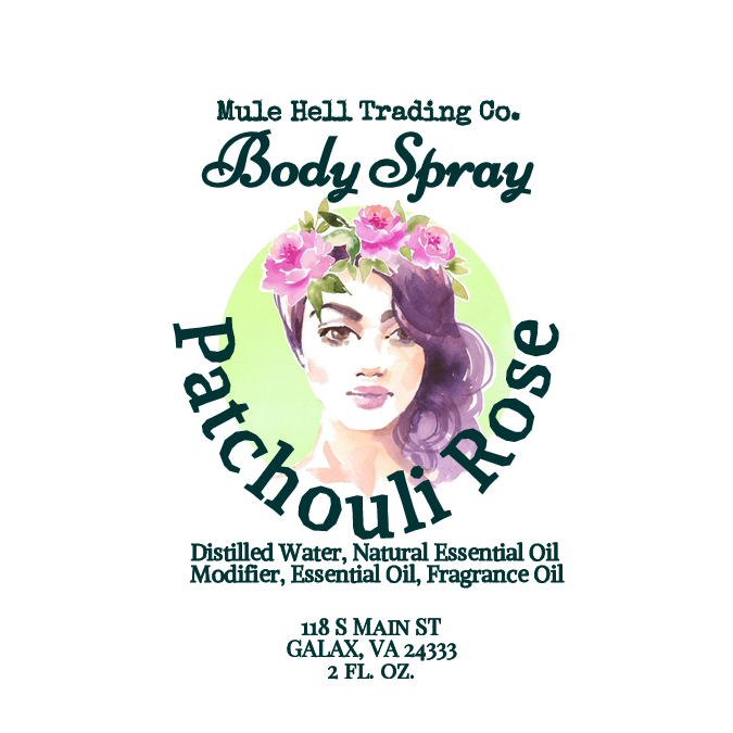 Patchouli Rose Body Spray