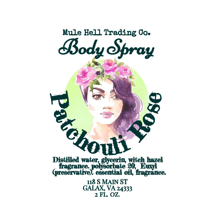 Patchouli Rose Body Spray