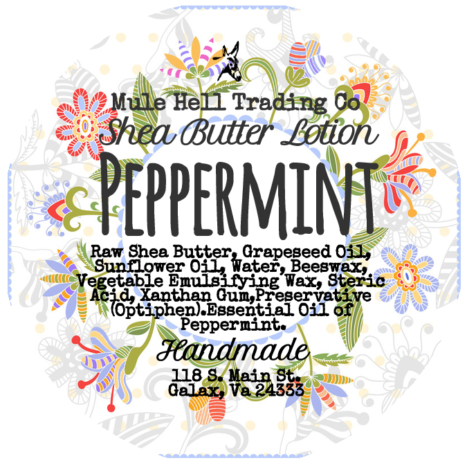 Peppermint Shea Butter Lotion
