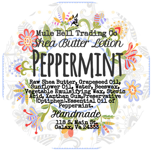 Peppermint Shea Butter Lotion