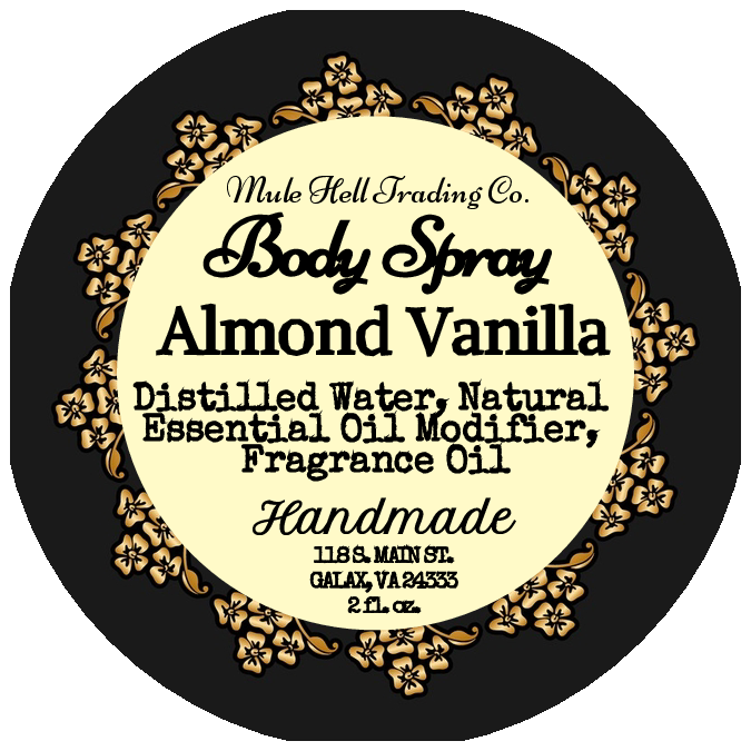 Almond Vanilla Body Spray