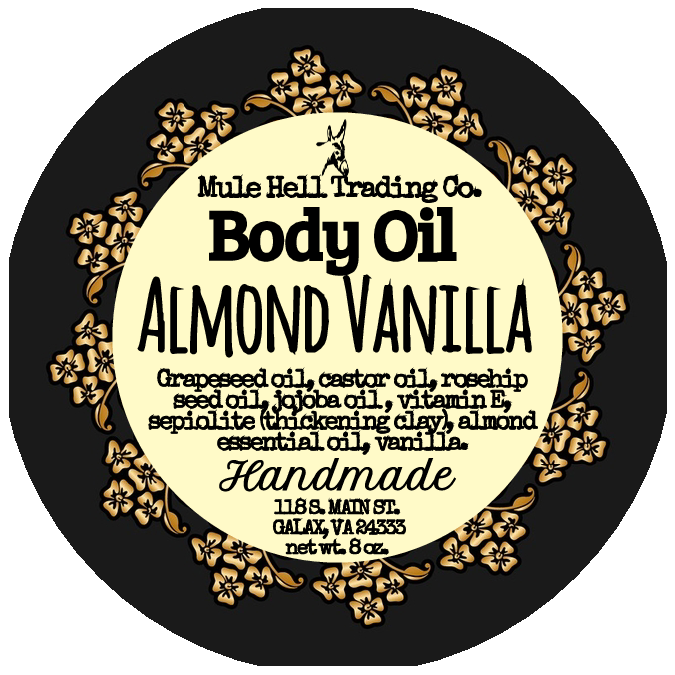 Almond Vanilla Body Oil