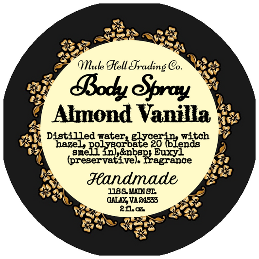 Almond Vanilla Body Spray