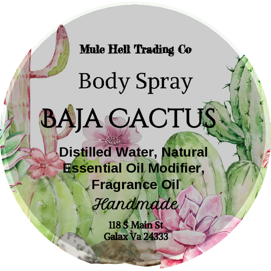 Baja Cactus Body Spray