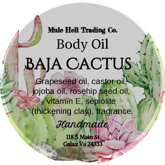 Baja Cactus Body Oil