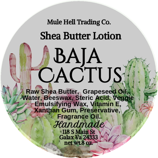 Baja Cactus Shea Butter Lotion