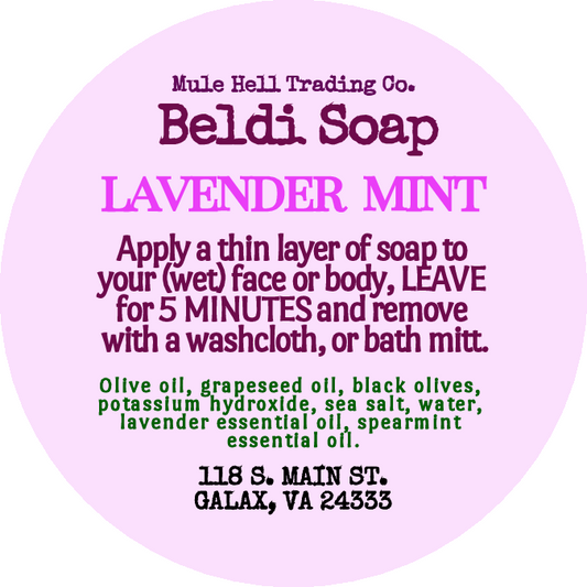 Beldi Soap. 1 oz