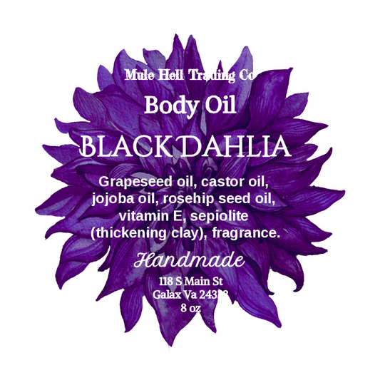 Black Dahlia Body Oil