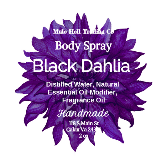 Black Dahlia Body Spray