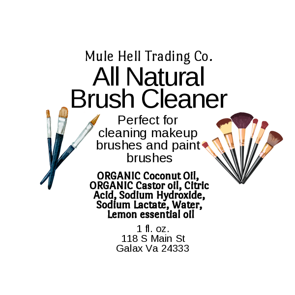 100% Natural Brush Cleaner