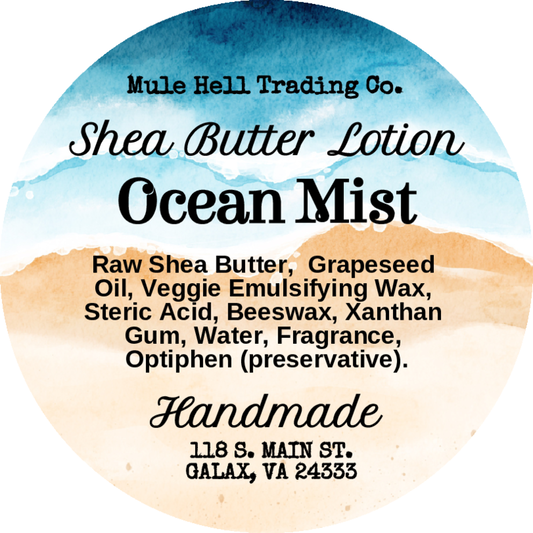 Ocean Mist Shea Butter Lotion