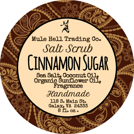Cinnamon Sugar Salt Scrub