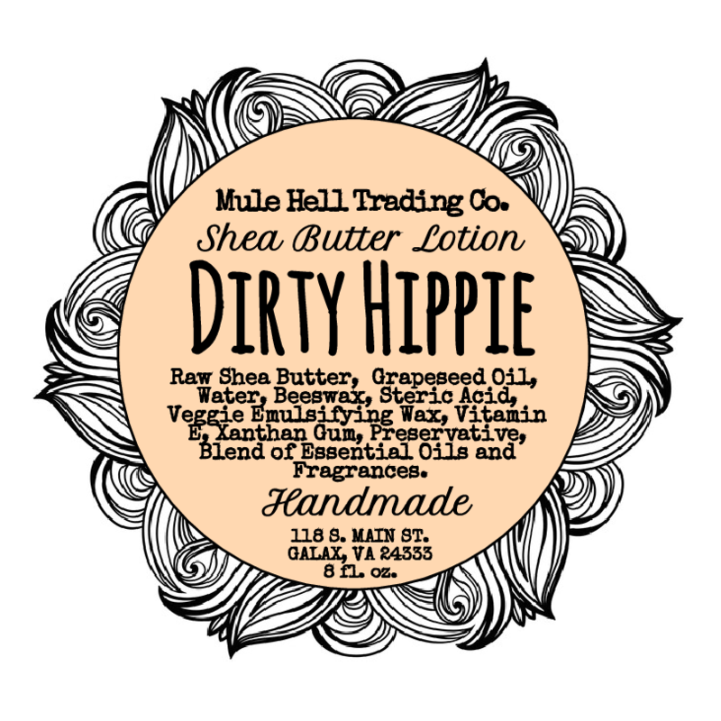 Dirty Hippie Shea Butter Lotion