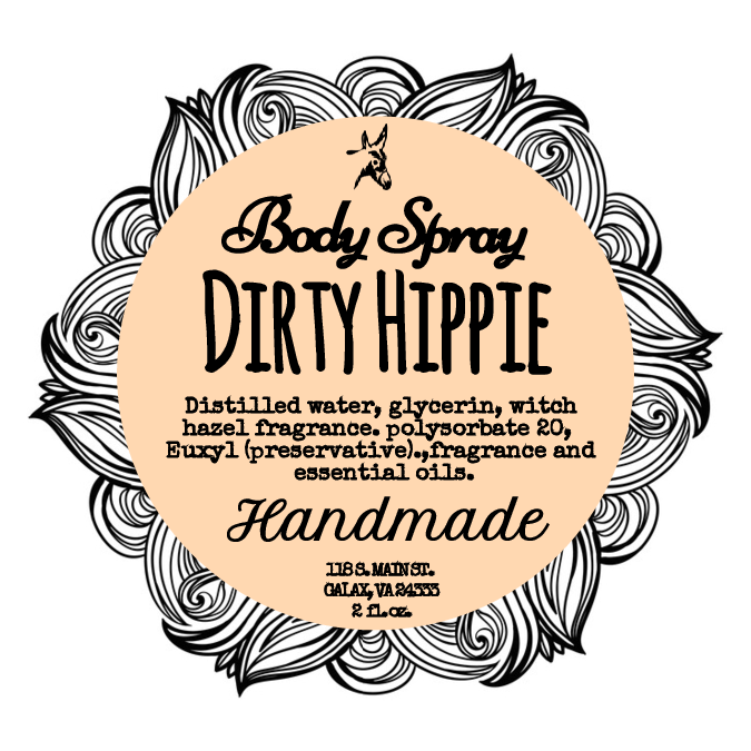 Dirty Hippie Body Spray