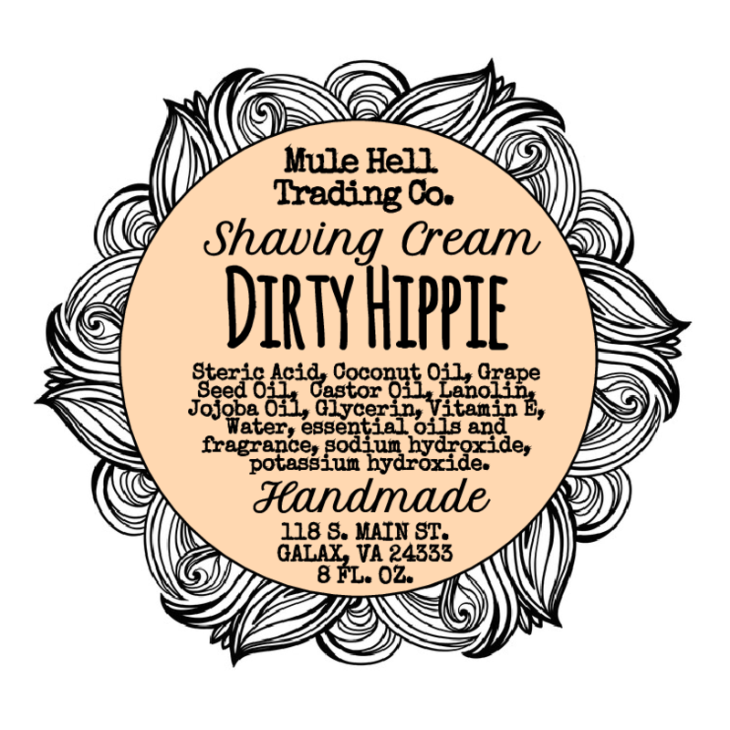 Dirty Hippie Shaving Cream