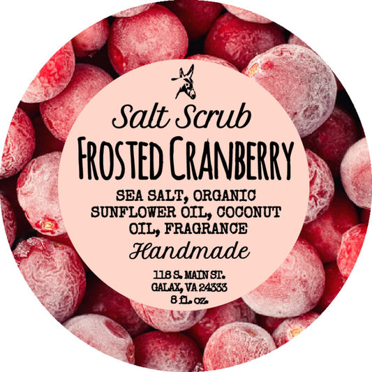 Frosted Cranberry Salt Scrub