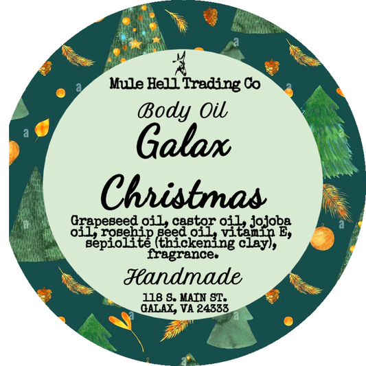 Galax Christmas Body Oil