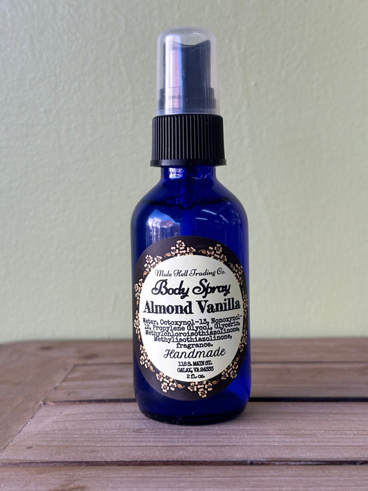 Almond Vanilla Body Spray