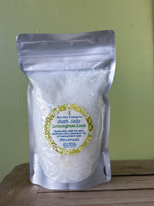 Lemongrass Lime Bath Salts