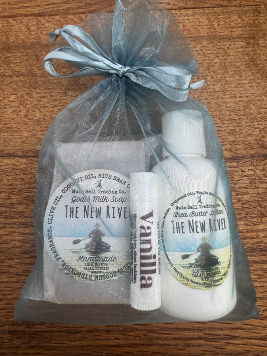 New River Soap, Lotion, and Lip Balm Gift Set