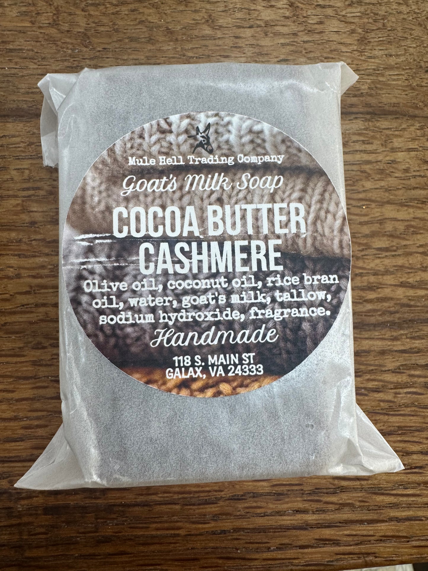 Cocoa Butter Cashmere Soap, Lotion, and Lip Balm Gift Set