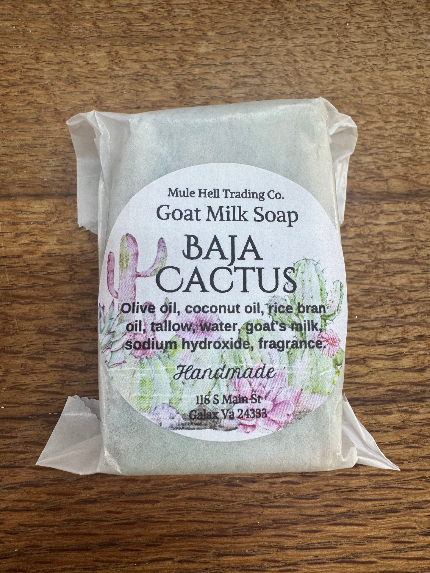 Baja Cactus Soap, Lotion, and Lip Balm Gift Set