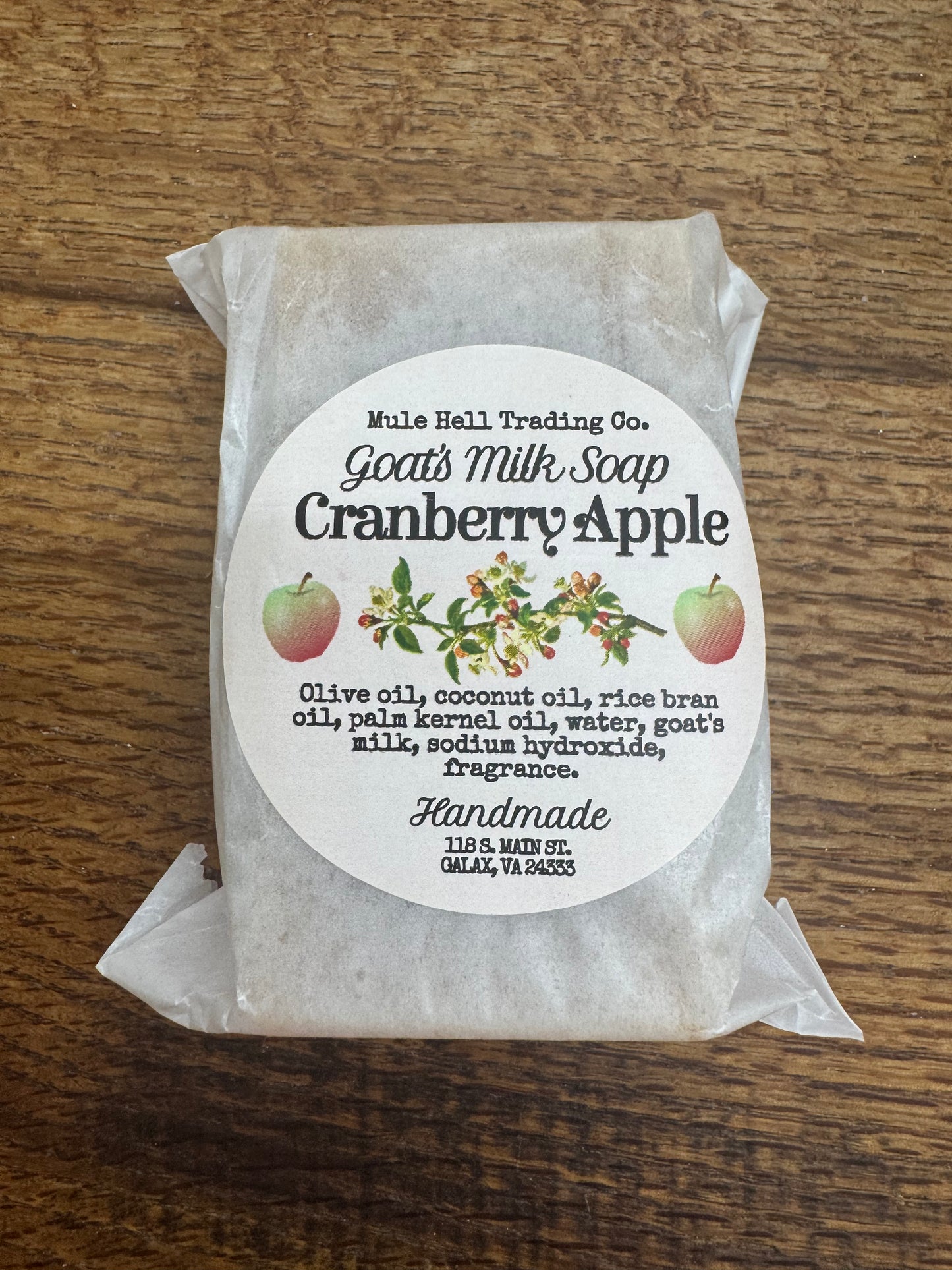 Cranberry Apple Soap, Candle, and Lip Balm Gift Set