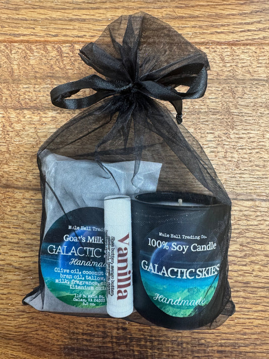 Galactic Skies Soap, Candle, and Lip Balm Gift Set