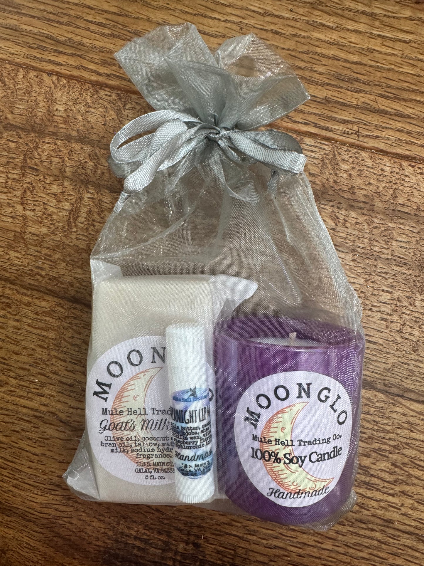 Moon Glo Soap, Candle, and Lip Balm Gift Set