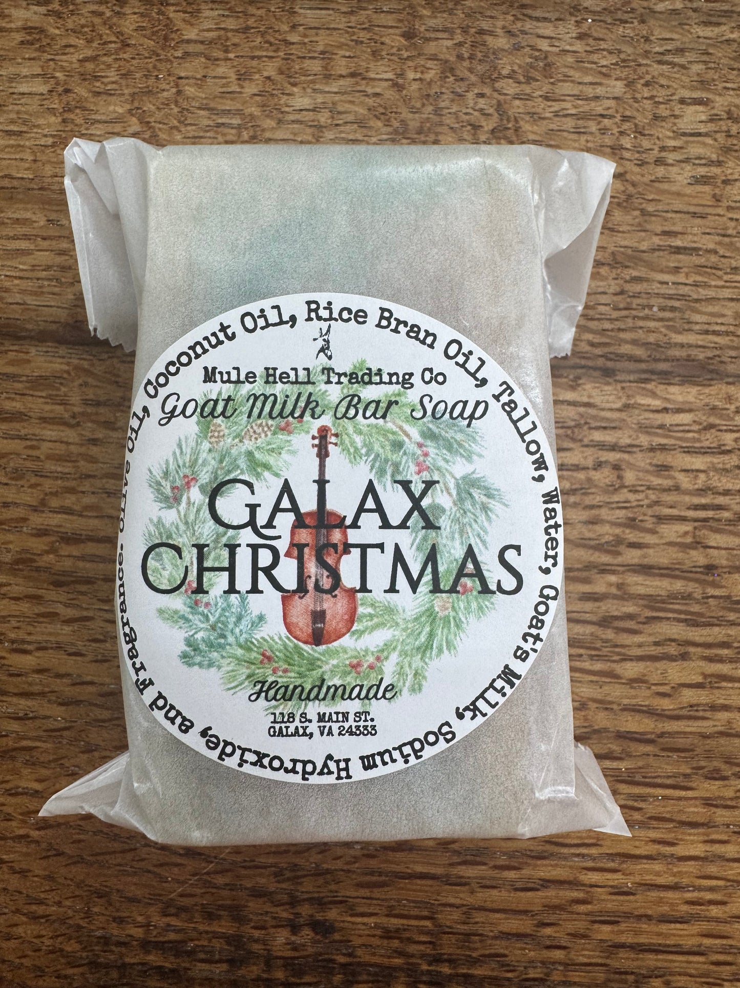 Galax Christmas Soap, Candle, and Lip Balm Gift Set