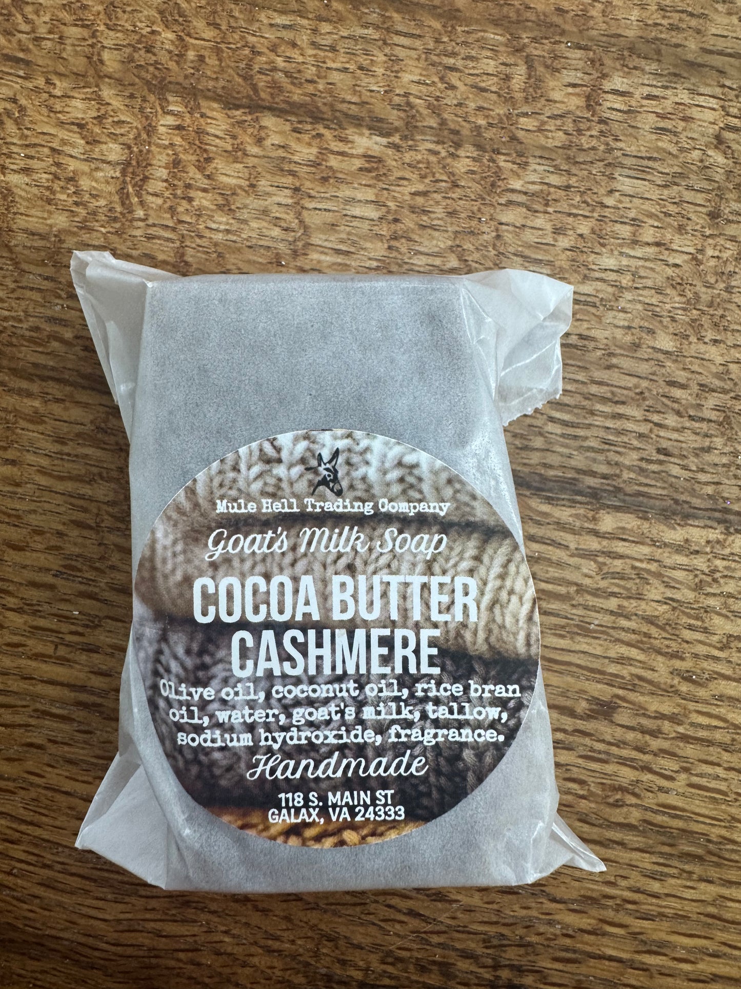 Cocoa Butter Cashmere Soap, Candle, and Lip Balm Gift Set