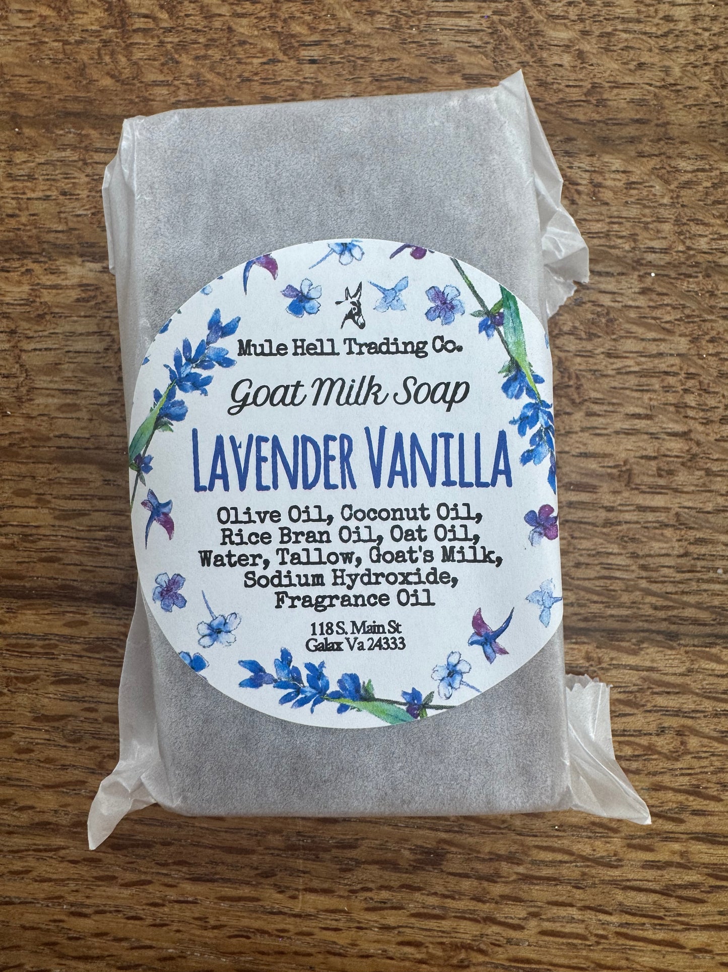 Lavender Vanilla Soap, Candle, and Lip Balm Gift Set
