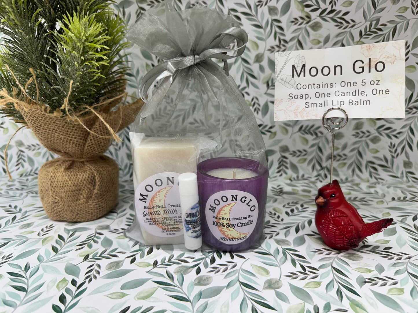 Moon Glo Soap, Candle, and Lip Balm Gift Set