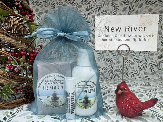 New River Soap, Lotion, and Lip Balm Gift Set