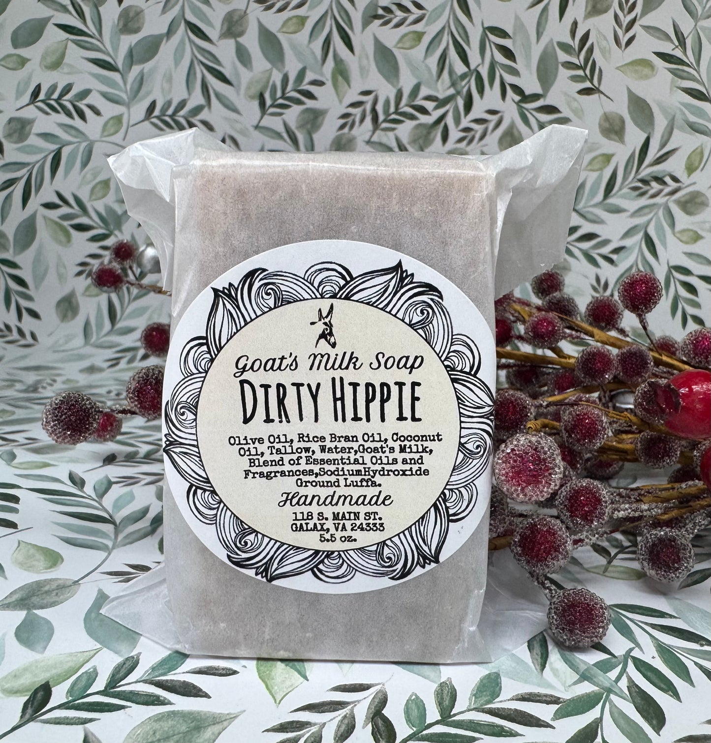 Dirty Hippie Soap, Lotion, and Lip Balm Gift Set