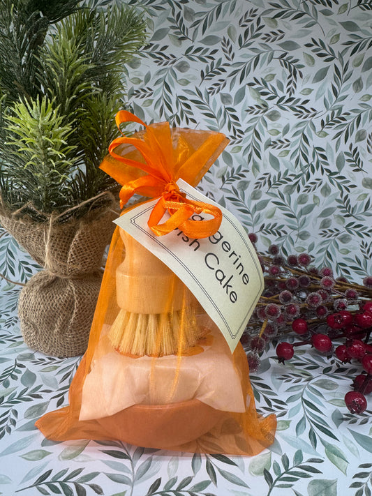 Tangerine Dish Cake Set