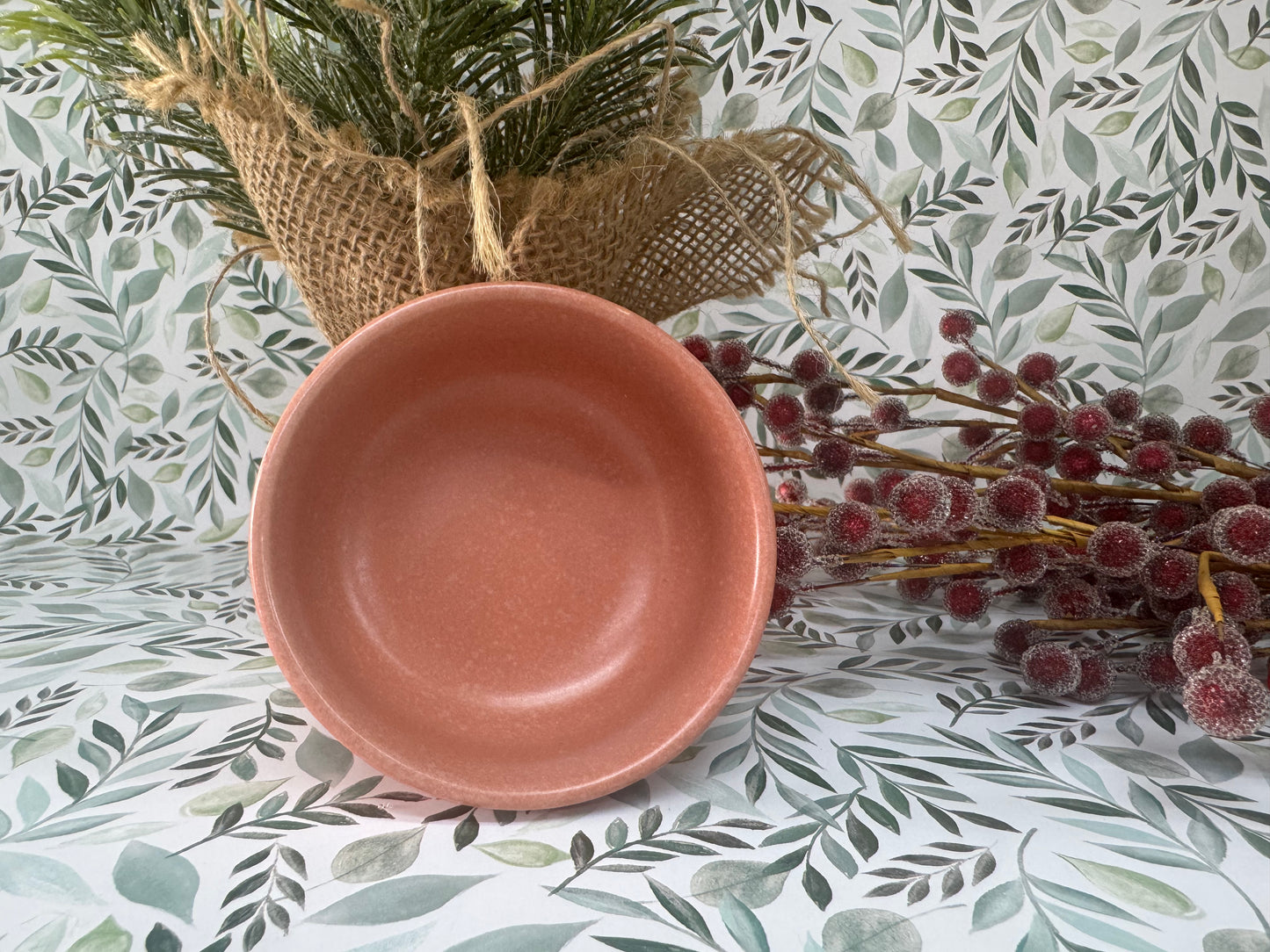 Tangerine Dish Cake Set