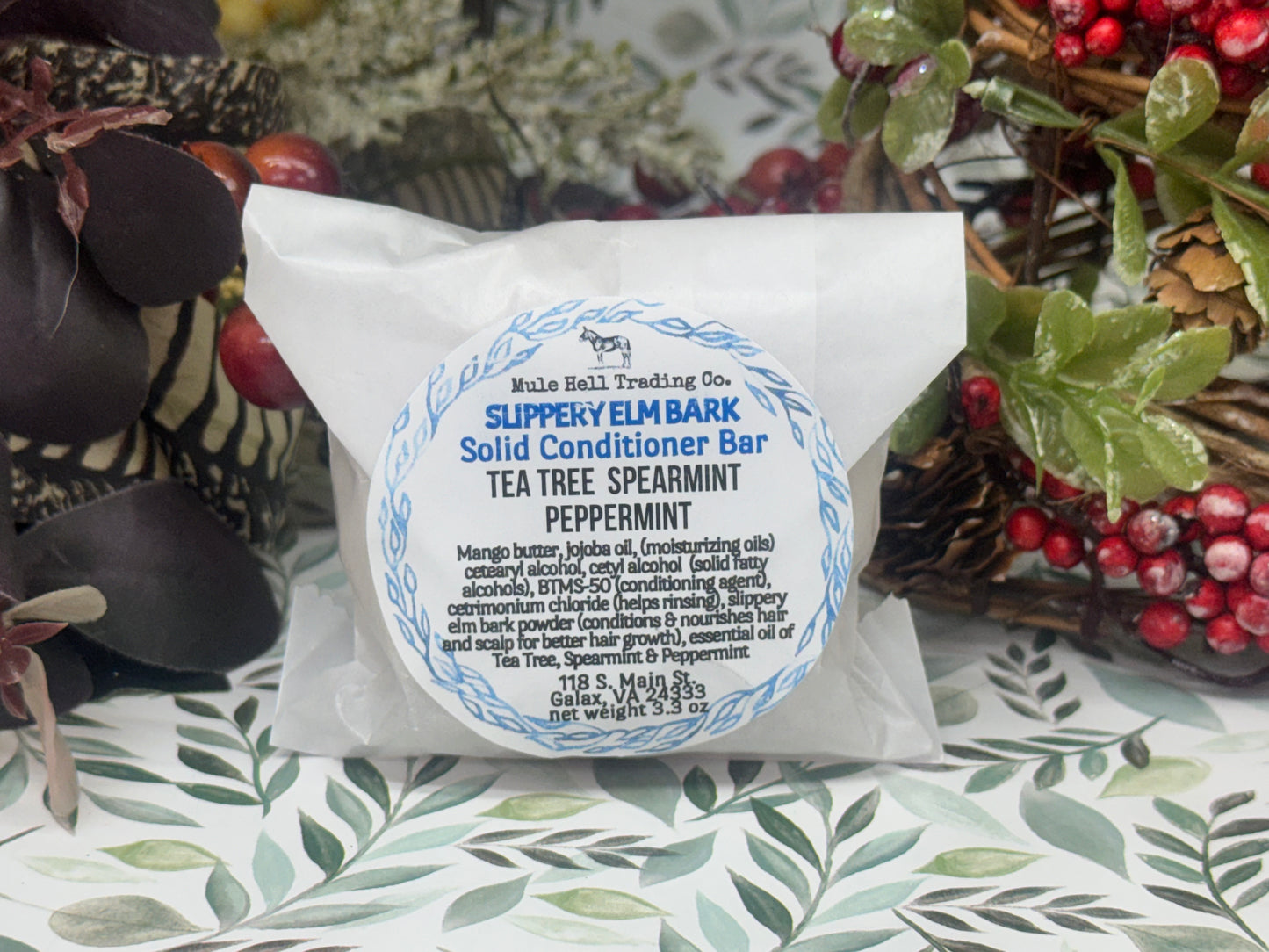 Charcoal Shampoo Bar and Conditioner Bar Gift Set