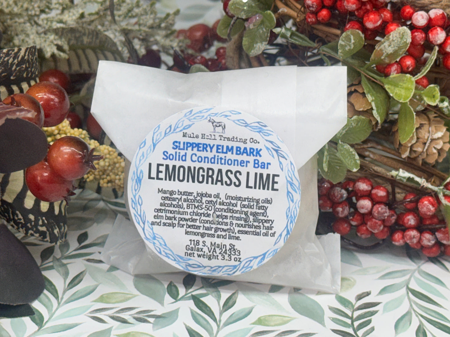 Lemongrass Lime Shampoo Bar and Conditioner Bar Gift Set